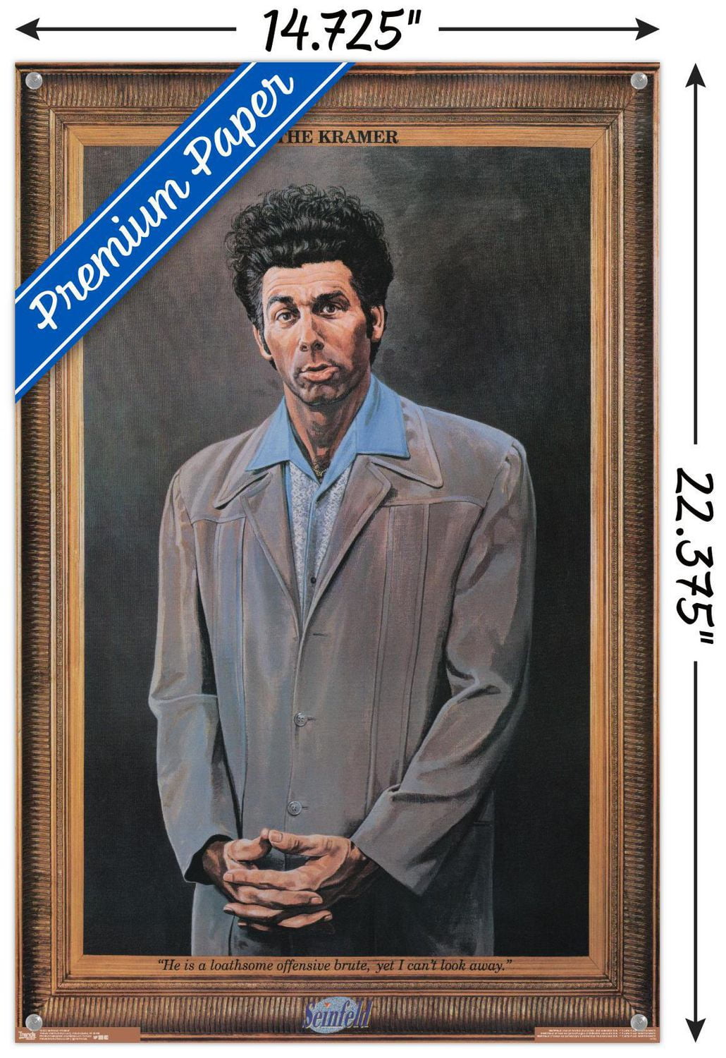 Seinfeld - Kramer Wall Poster, 22.375" x 34"