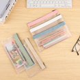 thumbnail image 4 of DEBGFS 8 Pcs Clear Cash Envelopes  Plastic Money Bags Money Bags with Zipper for Cash  Money Protector for Bills Bill Pockets Bags Cash Bags with Zipper Money Envelopes 4 Colors,4pcs, 4 of 7