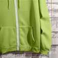 thumbnail image 4 of MeetoTime Sweat à Capuche Zippé pour Femmes, Manches Longues, Veste d'Automne en Polaire avec Poches, 4 of 7