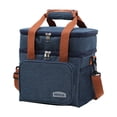thumbnail image 1 of Bento Lunch Bag With Insulated Double Layer Compartment 10 in x 7 in x 5 in Thickened Cationic Fabric Portable Handle, 1 of 4