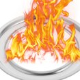 thumbnail image 4 of Raindrops stove burner drip pan Square Drip Pan Silver 1Pack for Home Cooks, 4 of 8