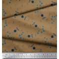 thumbnail image 3 of Soimoi Rayon Fabric Airplane,Guitar Wire & Notes Musical Instrument Fabric Prints by Yard 56 Inch Wide, 3 of 3