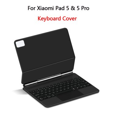Backlit Magic Keyboard For Xiaomi Mi Pad 5 11 inch MiPad 5 Pro 2021 Mi Tablet Smart Cover Floating Design TrackPad Keyboard Case Black Hebrew Layout
