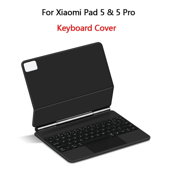 Backlit Magic Keyboard For Xiaomi Mi Pad 5 11 inch MiPad 5 Pro 2021 Mi Tablet Smart Cover Floating Design TrackPad Keyboard Case Black English Layout
