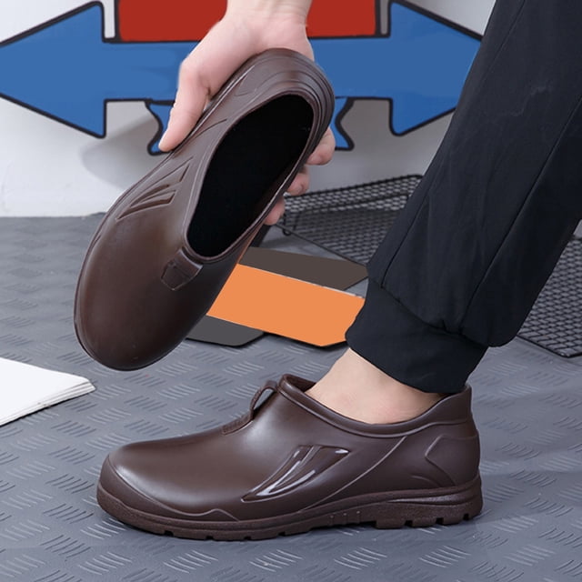 XIMIN Men Women Non Slip Chef Shoes Waterproof Oil Resistant Work Shoes Slip Resistant Clogs Kitchen Care Medical Shoes for Restaurant Food Service Garden