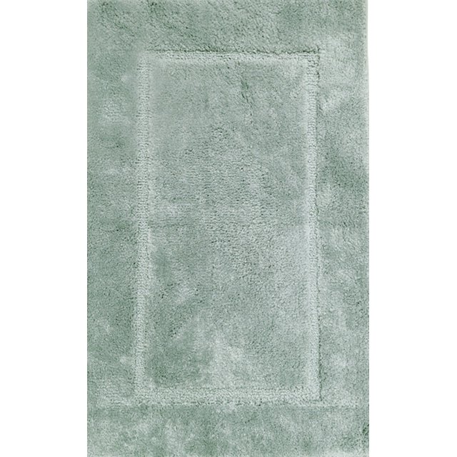 Derby 2-Piece Microfiber Bath Mat Set, Aqua, 17x24 and 20x30 Inches