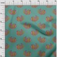 thumbnail image 2 of oneOone Tissu Popeline de Coton Bloc de Poisson Tissu de Décoration Imprimé BTY 42 Pouces de Large, 2 of 4
