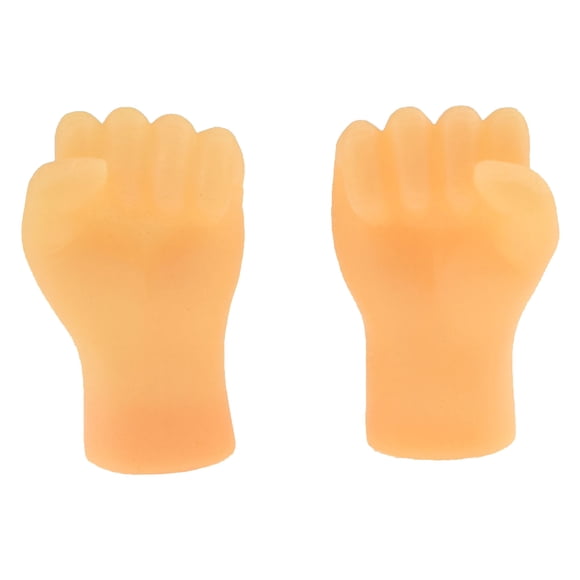 TIELUTT Tiny Hands Fist Bump 2 Pack Fist Style Mini Hand Puppet Tiny Hands Miniature Finger Puppets Party Nome Middle Finger Pointing Finger Sign Trackball Finger Humongous Puppets Finger Cots Gamer