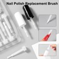 thumbnail image 4 of Nail Polish Replacement Brush, White Dip Replacement Brush 200pcs  For Base Coat, 4 of 8