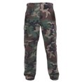 thumbnail image 2 of Rothco Vintage Vietnam Fatigue Pant Rip-Stop - Woodland Camo, X-Large, 2 of 5