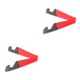 thumbnail image 4 of Ruiboury V Shape Adjustable Folding Mobile Smart Phone Tablet Stands Portable Size Bracket Red 2Set, 4 of 6
