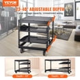 thumbnail image 2 of VEVOR 9U 4 Post Open Frame Server Rack Network Enclosure 23''-40'' Adjustable, 2 of 9