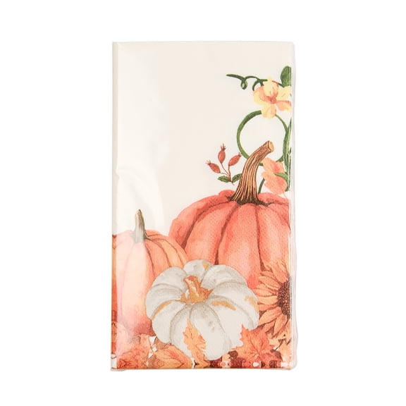 Way to celebrate 20 count Pumpkin pattern Tall Napkin