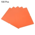 thumbnail image 3 of Unique Bargains Blank Greeting Cards,100pack Favor Decor Foldable Blank Card ,Orange Card Paper, 3 of 5