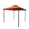thumbnail image 1 of International Caravan Hamilton Outdoor Canopy Gazebo in Terra Cotta, 1 of 1