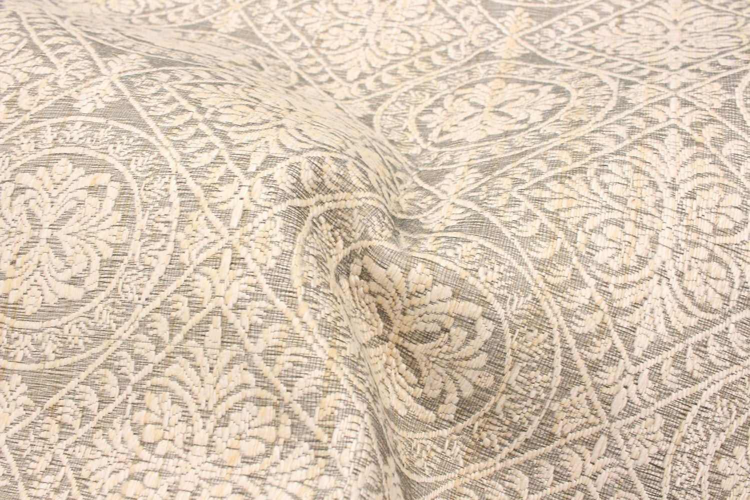 ECARPETGALLERY 4'4" x 6'7" Transitional Collage Handmade Area Rug for Living Room, Dining Room and Bedroom in Grey
