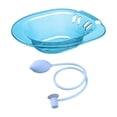 thumbnail image 3 of lionlar Foldable Toilet Sitz Bath 2000ml with Flusher Hip Basin Bidet Squat Blue with Flusher, 3 of 9