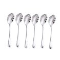 thumbnail image 3 of thinsony 6 Pieces Stainless Steel Spoon Reusable Anti-rust Stylish Solid Color Replacement Ergonomic Coffee Cake Mousse Scoop, 3 of 8