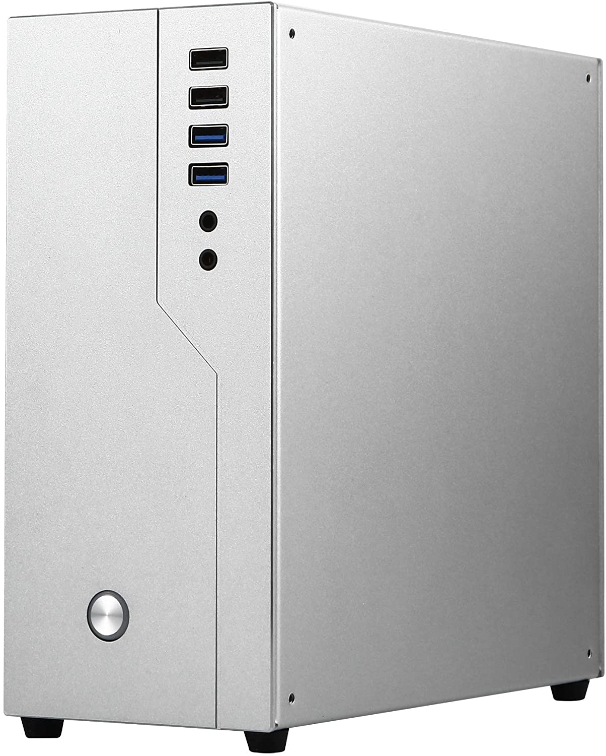 SR01 Aluminium Mini-ITX HTPC Soft Router Computer Case Support 6 COM ...