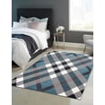thumbnail image 1 of ECARPET Washable Plaid Area Rug & Runner for Kitchen, Bedside, Living Room, Hallway, 1 of 9