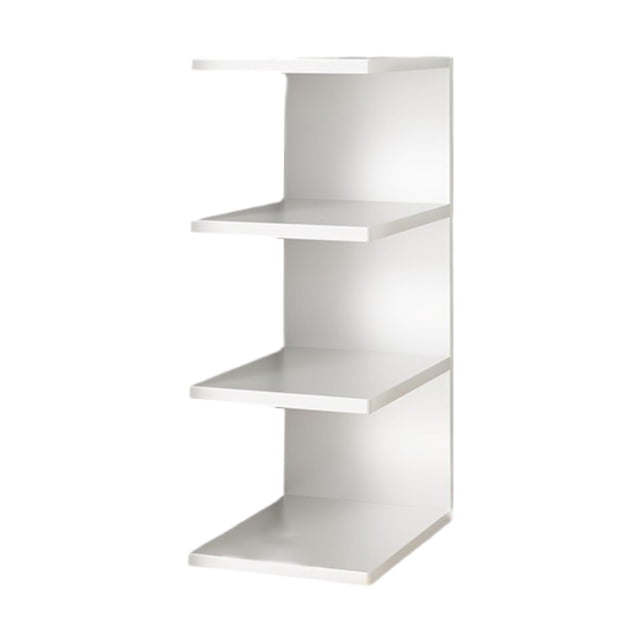 Lipstore Étagère de Bureau 3 Niveaux Multifonctionnelle Étagère de Rangement de Bureau pour Dortoir Bureau Blanc