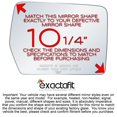 thumbnail image 4 of exactafit 8616R Passenger Side Mirror Glass Right Replacement Compatible With 2011-2014 Ford F150, 4 of 4