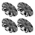 thumbnail image 1 of Unique Bargains 4Pcs R16/16" Universal Wheel Rim Hub Cover Wheel Hub Caps Silver Tone Black, 1 of 8