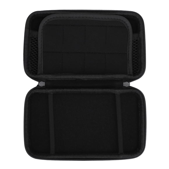 Carrying Case for New 2DS XL 2DS LL 3DS Consoles, Hard Shell Travel Pouch with 8 Game Card Slots, Water Resistant PU Exterior and EVA Interior Storage Bag