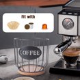 thumbnail image 3 of Rustic Coffee Filter Holder, Farmhouse Wooden Coffee Pod Holder With Lid For Coffee Bar Decor, 3 of 8
