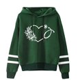 thumbnail image 1 of Meichang Sweat-Shirt pour Femmes Col Rond Manches Longues Pull Décontracté Mode Amour Graphique Sweat-Shirts Amples Épaules Tombantes, 1 of 4
