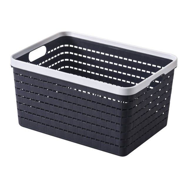 Maytalsory Premium And Nest-able Storage Solution For Desk Storage Basket Widely dark blue mini 1Set
