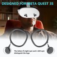 thumbnail image 3 of Compatible with Meta Quest 3S VR Lenses - Anti-Blue Light HD Snap-On Frame for VR Headset Accessories, 3 of 5