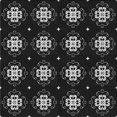 thumbnail image 1 of Ahgly Company Machine Washable Indoor Square Transitional Night Black Area Rugs, 6' Square, 1 of 7