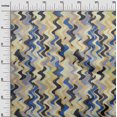 thumbnail image 3 of oneOone Rayon Medium Blue Fabric Geometric Sewing Craft Projects Fabric Prints By Yard 56 Inch Wide-1F, 3 of 5