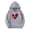 Grey, variant on Milgrthf Valentines Hoodies Sweatshirt for Tween Girl Cute Love Heart Shirts Hooded Pullover Long Sleeve Casual Tops with Pocket Pink 5 Years