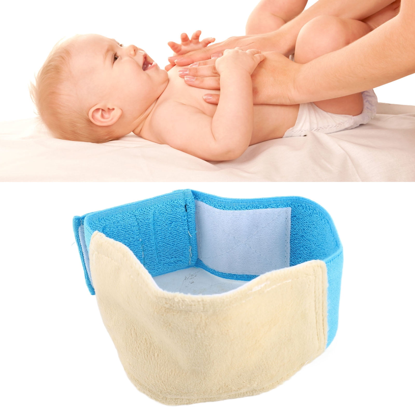 Baby Umbilical Hernia Belt, Soft Breathable Stable Support Baby Belly Button Band Elastic  for Home