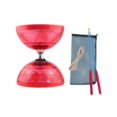 thumbnail image 3 of Lipstore Ensemble de Diabolo Chinois Amusant Portable Robuste 3 Roulements pour Enfants Débutants Extérieur Rouge, 3 of 8