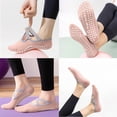 thumbnail image 4 of Pilates Socks for Women with Grip 3 Pc Pc Non Slip Yoga Socks, 4 of 8