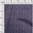 thumbnail image 1 of oneOone Silk Tabby Fabric Leaves & Floral Block Decor Fabric Printed BTY 42 Inch Wide, 1 of 4