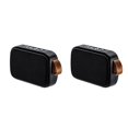 thumbnail image 3 of jesticaly Bluetooth 4.2 Speaker Outdoor Wireless Sound Box Handsfree Call Rechargeable Speaker Plastic Sound Box Support black 2Set, 3 of 6