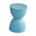 thumbnail image 2 of Lipstore Round Foot Stool Modern Shoe Changing Stool for Nursery Living Room Playroom Bright Blue, 2 of 8