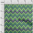 thumbnail image 2 of oneOone Cotton Poplin Light Green Fabric Ikat Sewing Craft Projects Fabric Prints By Yard 56 Inch Wide, 2 of 5