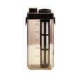 thumbnail image 2 of Automatic Cold Brew Coffee Maker, Large Capacity Sun Tea Pitcher Portable Iced Coffee Brewer Fine Mesh Filter Carafe Refrigerator Safe, Black, JKODE, 2 of 6