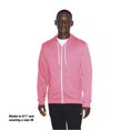 thumbnail image 3 of American Apparel Sweat à Capuche Zippé en Polaire Flex Unisexe, TTP, Rose Profond, 3 of 6