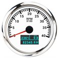 thumbnail image 1 of 3 in 1 Tachometer Gauge 8000/ 6000/ 4000 RPM 85mm Waterproof Tacho Meter LED Water Temp Oil Pressure Hour Meter For Boat Car ,Easy to Calibrate, 1 of 7