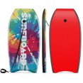 thumbnail image 1 of Costway 41" Lightweight Body Board with EPS Core XPE Deck HDPE Bottom Crescent Tail Colorful, 1 of 9