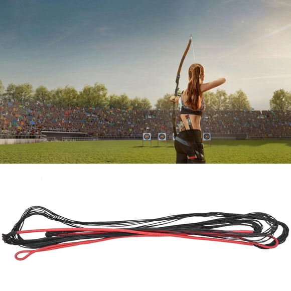 Spptty Nylon Universel Fournitures d'Équipement de Tir à l'Arc Corde à Arc Corde à Arc pour Arc Recourbé Longbow Chasse, Fournitures de Tir à l'Arc, Corde à Arc de Tir à l'Arc