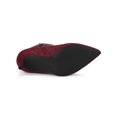thumbnail image 3 of Unique Bargains Women's Bling Rhinestone Pointed Toe Stiletto Heels Ankle Boots Burgundy (Size 9), 3 of 8