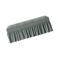 thumbnail image 1 of Long Bench Cover Bench Seat Furniture Protector for Living Room Hotel Decor Green, 1 of 8