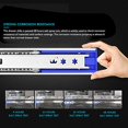 thumbnail image 4 of 10 Pairs of 16 Inch Hardware 3-Section Soft Close Full Extension Ball Bearing Side Mount Drawer Slides,100 LB Capacity Drawer Slide, 4 of 5